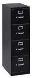 HON(R) 1000 4-Drawer Letter File, Black