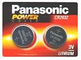 Computer : CR2032 Battery (2 pack) - Panasonic, Lithium Coin Cell, 3V