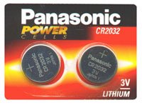 Childrens Toyshop  Computer : CR2032 Battery (2 pack) - Panasonic, Lithium Coin Cell, 3V