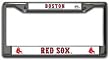 Boston Red Sox Chrome License Plate Holder