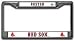 Boston Red Sox Chrome License Plate Holder