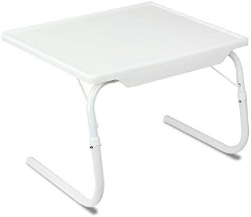 White Breakfast Bed Mate Portable Laptop Folding Table Tray