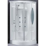 Atlantica Jetted Shower Enclosure Finish: Chrome