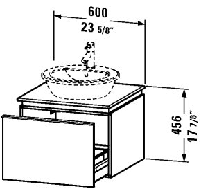 christmas Vanity console counter basin drawerB0078UJ7V8