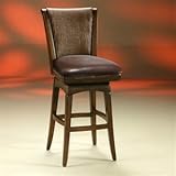 Pastel Furniture MY-219-30-RD-656 Mandalay Swivel Bar Stool,
