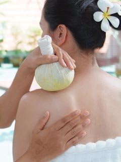 Lemon Herbal Compress Massage Ball (Pack of 2), 5.3 Oz Each