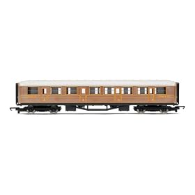 Hornby R4332 00 Gauge LNER Teak Composite Railroad Rolling Stock
