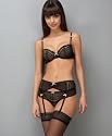 Betsey Johnson Bra, Eyelet Lace Foam Demi Cut