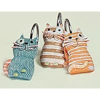 Creative Bath Meow Shower Curtain Hooks