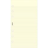 Filofax Papers Ruled Notepaper, Cotton Cream Personal Size - FF-133053