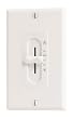 Hunter 27181 Four-Speed Slide Fan Control