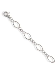 18" Twist and Polished Link Chain Necklace