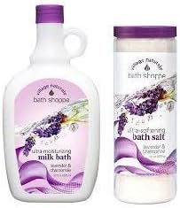 Village Naturals Bath Shoppe Lavender & Chamomile Body Set (Milk Bath, Body Soak, & Bodywash) (Lavender & Chamomile)