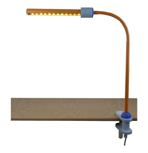 Niermann Standby LED Klemmleuchte, pastellorange-eisblau 239