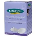 SAVE $10.89 - Lansinoh 20265 Disposable Nursing Pads, 60-Count Boxes (Pack of 3) $19.08
