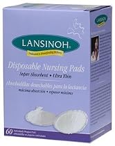 Lansinoh 20265 Disposable Nursing Pads, 60-Count Boxes (Pack of 3)