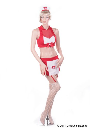 Sexy Halloween Costume 2011. 3Pc High Blood Pressure Betty Sexy Holiday Party Costume