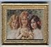 Dollhouse Artwork Framed Victorian Girls