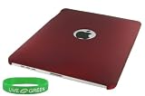 Red Rubberized Hard Shell Case for Apple iPad 3G Wi-Fi (1st Generation Only)