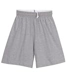 Mens Badger Jersey Short with 7'' Inseam Oxford Med