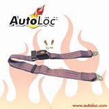 2 Point Burgundy Lap Seat Belt (1 Belt) Safety Seat Belts