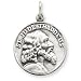 Sterling Silver Saint Jude Thaddeus Medal Pendant - JewelryWeb