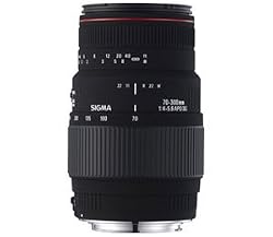 Sigma 70-300mm f/4-5.6 APO-M "Motorized" DG Macro Telephoto Zoom Lens with Built-in Motor Drive for Nikon SLR Cameras Including D40, D40X, & D60