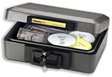 Review SentrySafe  / SentrySafe Fire-Safe CD Storage Chest Key Lock 30 minutes Protection 9kg W387xD308xH159mm 7L Ref 2460
