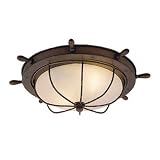 Vaxcel Nautical Indoor Outdoor Ceiling Light