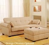 Convertible New Orleans Microfiber Sofa