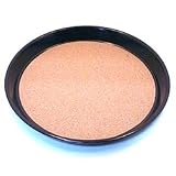 12 Brown Round Cork-Lined Laminated Serving Tray (04-0292)