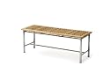 Belardo 2er-Bank, Somerset, Teak mit Edelstahl