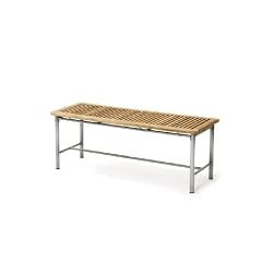 Belardo 2er-Bank, Somerset, Teak mit Edelstahl