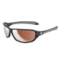 adidas agilis a163-6056 Oval Sunglasses,Matte Black Frame/LST Contrast Silver Lens,One Size