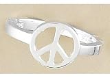 Signature Peace Sign Toe Ring STERLING SILVER
