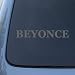 BEYONCE - Vinyl Car Decal Sticker #A1583 | Vinyl Color: Silver Image