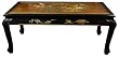 Asian Furniture & D&eacute;cor - 45.5" Claw Foot Design Chinese Lacquer Oriental Coffee Table ( Gold Leaf )