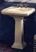Kohler Memoirs Pedestal Sink K2238 8 47 Almond