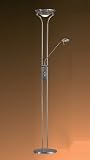 Kitchen & Housewares : 4329 Mother and Child Halogen Floor Uplighter Silver (4329SI)