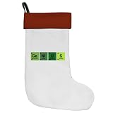 Christmas Stocking Genius Periodic Table of Elements Science Geek Nerd
