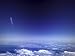 Aircraft Vapour Trails Above Clouds Over Colorado, USA Photographic Poster Print by J...