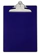 Saunders Recycled Plastic Clipboard with Antimicrobial Product Protection, Letter Size 8.5 x 12 Inches, Blue (21602)