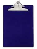 Saunders Recycled Plastic Clipboard with Antimicrobial Product Protection, Letter Size 8.5 x 12 Inches, Blue (21602)