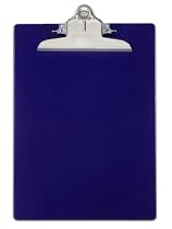 Saunders Recycled Plastic Clipboard with Antimicrobial Product Protection, Letter Size 8.5 x 12 Inches, Blue (21602)