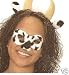 Spotted Cow Heifer Eye Mask & Horn Headband Set