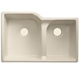 Peachtree Forge PF34 Norcross Double Bowl Kitchen Sink, Black