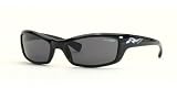 Arnette AN 4037-41/81 Black w/ Silver Logo TANTRUM Sunglasses with Polarized Grey Lenses