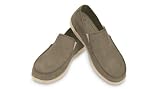 crocs Men's Santa Cruz Corduroy Loafer,Natural/Khaki,13 M US