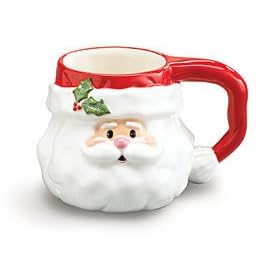 Large Santa Clause Mug Cup Adorable Christmas Holiday Decor And Gift Item by Ho Ho Ho Collection