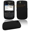 Premium Black Soft Silicone Gel Skin Cover Case for Blackberry Tour 2 9650 Essex [Beyond Cell Packaging]